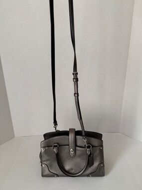 Coach Style# 59988 Mercer24 Leather Handbag Color: Gunmetal